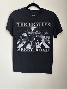 The Beatles Logo Crewneck Tee